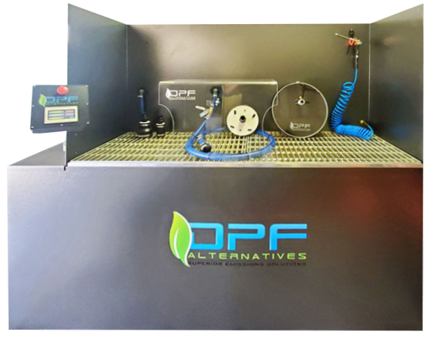 DPF Alternatives flush station equipment gets the job done.
