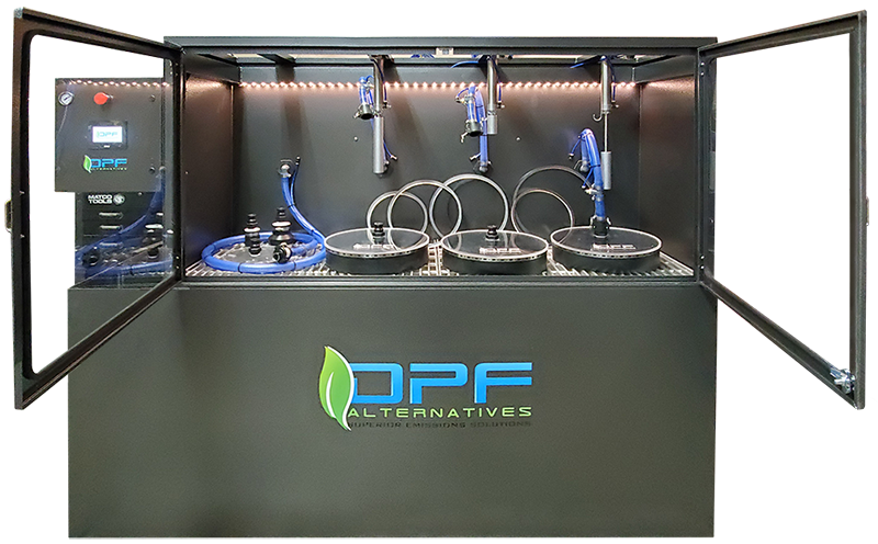 DPF Alternatives flush stations.