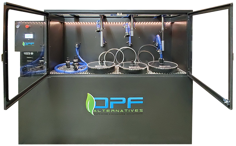 DPF Alternatives Los Angeles, CA flush station.